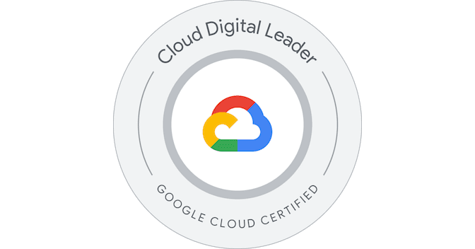 Cloud Digital Leader Certification badge